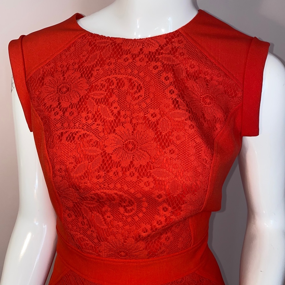 Red Business Attire A-Line Dress